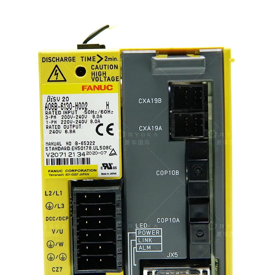A06B-6130-H002 FANUC A06B-6130-H002 Servo Amplifier / Drive - View 3 | CNC Spare Part