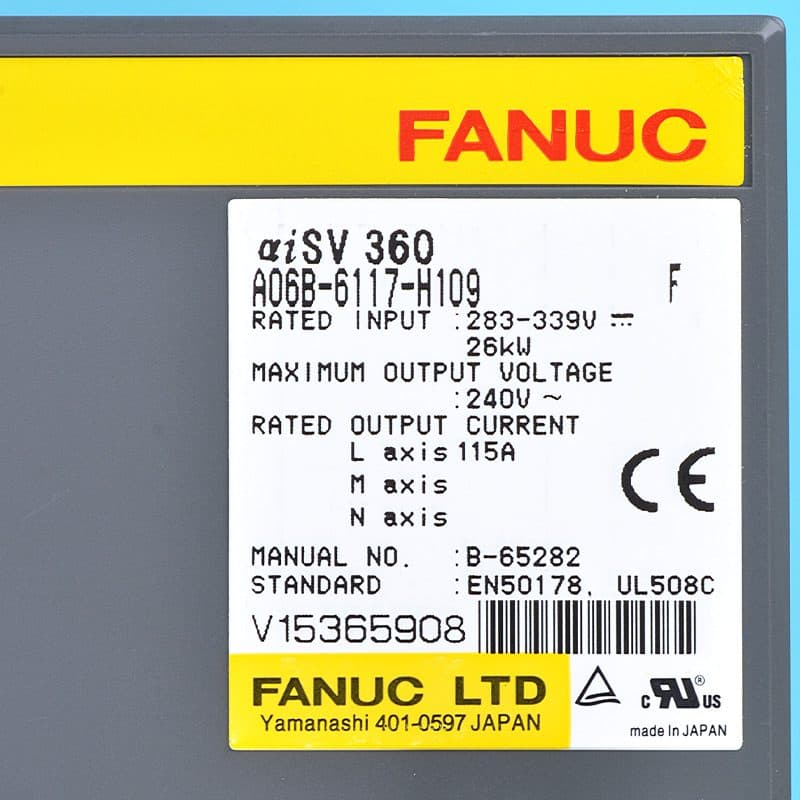A06B-6117-H109 FANUC A06B-6117-H109 Servo Amplifier / Drive - View 4 | CNC Spare Part