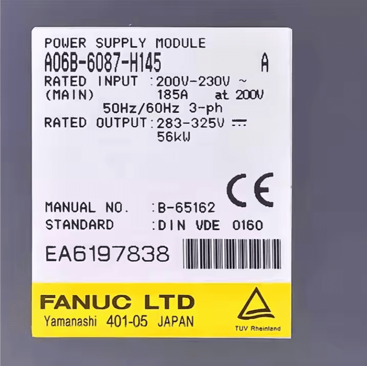 A06B-6087-H145 FANUC A06B-6087-H145 Servo Amplifier / Drive - View 4 | CNC Spare Part
