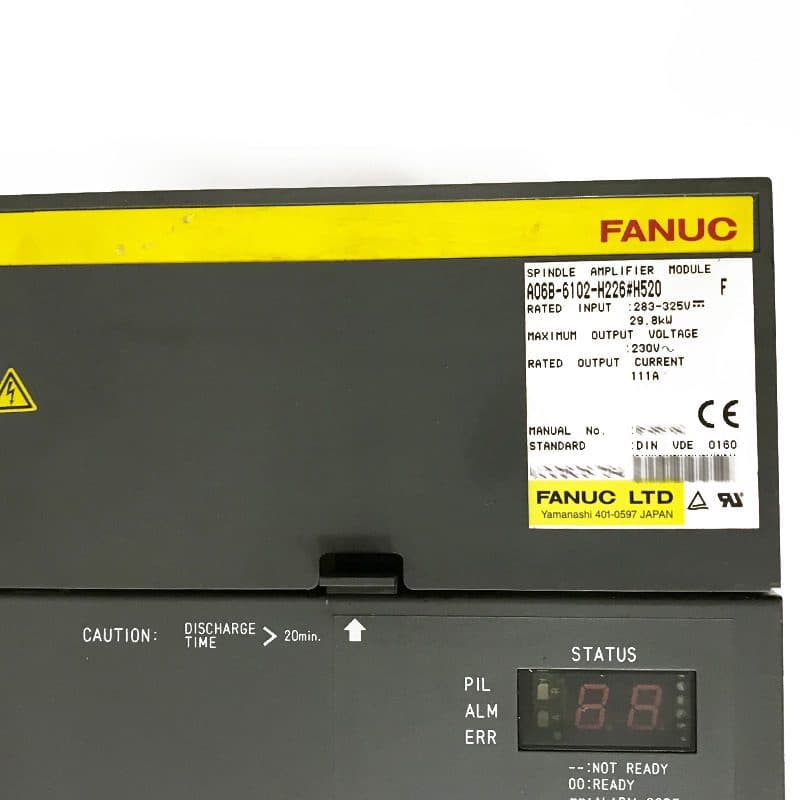 FANUC A06B-6102-H226#H520 Servo Amplifier / Drive - A06B-6102-H226#H520 | Professional FANUC Servo Amplifier / Drive Part | In Stock at Vibocnc