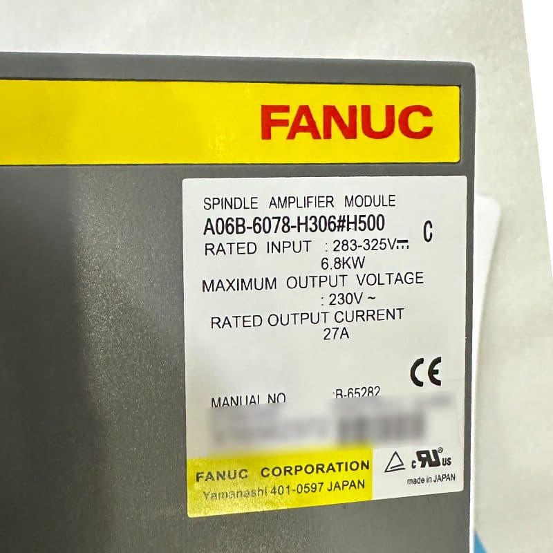 FANUC A06B-6078-H202#H500 Servo Amplifier / Drive - A06B-6078-H202#H500 | Professional FANUC Servo Amplifier / Drive Part | In Stock at Vibocnc