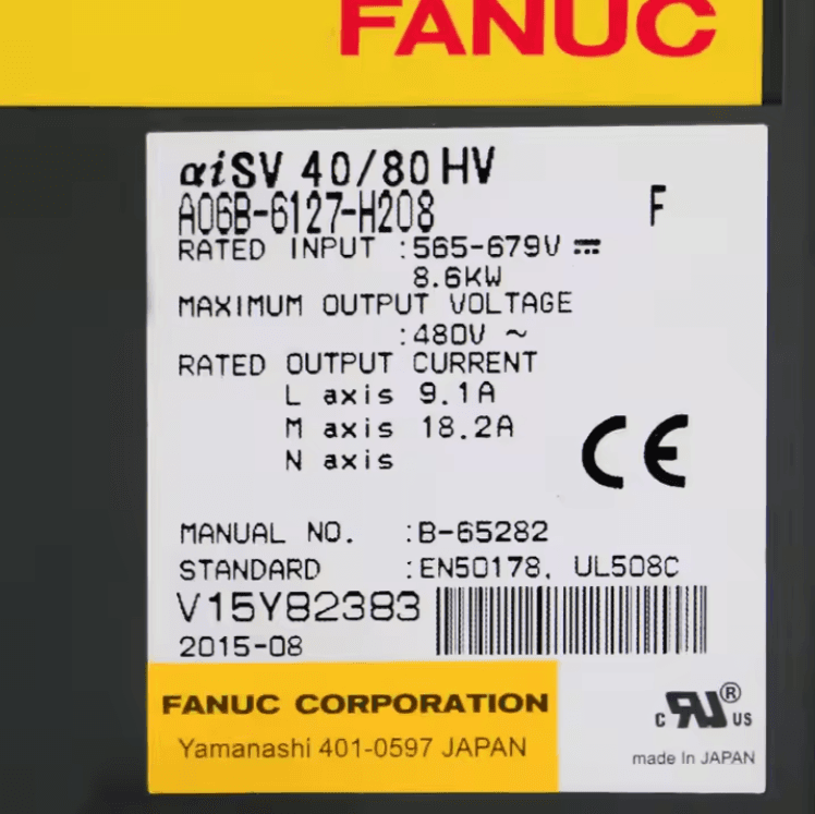 A06B-6127-H208 FANUC A06B-6127-H208 Servo Amplifier / Drive - View 5 | CNC Spare Part