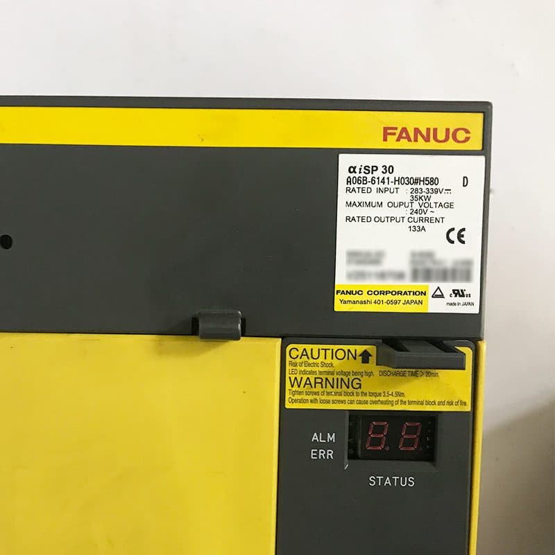 A06B-6141-H030 FANUC A06B-6141-H030 Servo Amplifier / Drive - Detail View | FANUC Servo Amplifier / Drive
