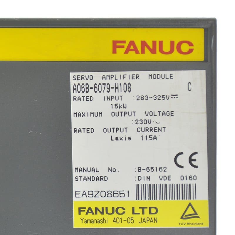 A06B-6079-H108 FANUC A06B-6079-H108 Servo Amplifier / Drive - View 5 | CNC Spare Part