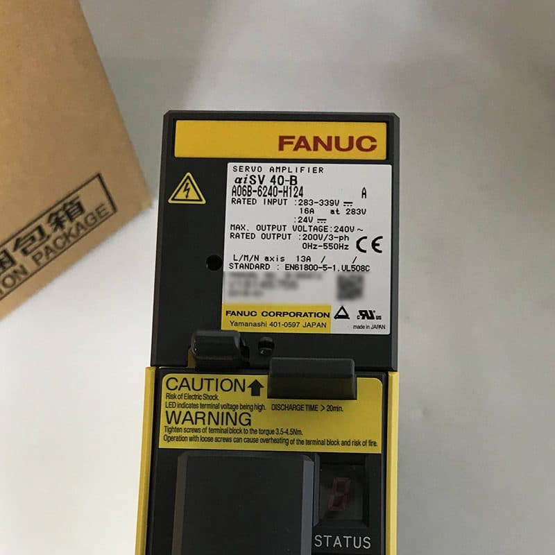 A06B-6240-H124 FANUC A06B-6240-H124 Servo Amplifier / Drive - Detail View | FANUC Servo Amplifier / Drive