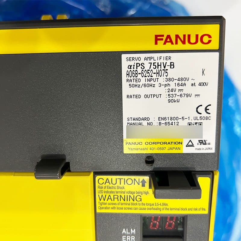 A06B-6252-H075 FANUC A06B-6252-H075 Servo Amplifier / Drive - View 3 | CNC Spare Part