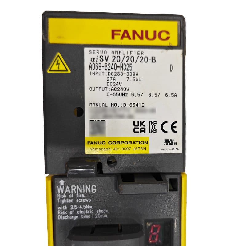 A06B-6240-H325 FANUC A06B-6240-H325 Servo Amplifier / Drive - View 4 | CNC Spare Part