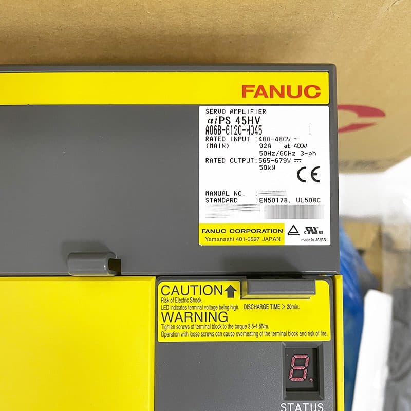 A06B-6120-H045 FANUC A06B-6120-H045 Servo Amplifier / Drive - Detail View | FANUC Servo Amplifier / Drive