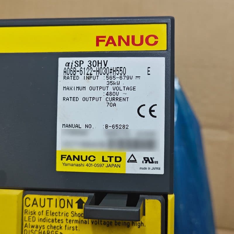 A06B-6122-H030 FANUC A06B-6122-H030 Servo Amplifier / Drive - View 4 | CNC Spare Part