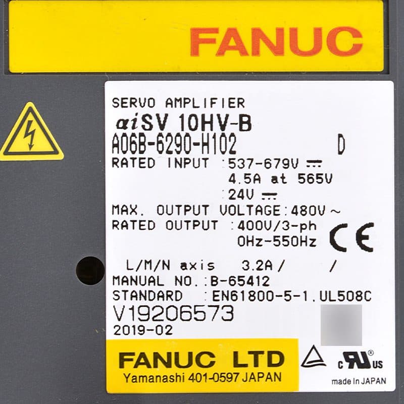 A06B-6290-H102 FANUC A06B-6290-H102 Servo Amplifier / Drive - View 3 | CNC Spare Part