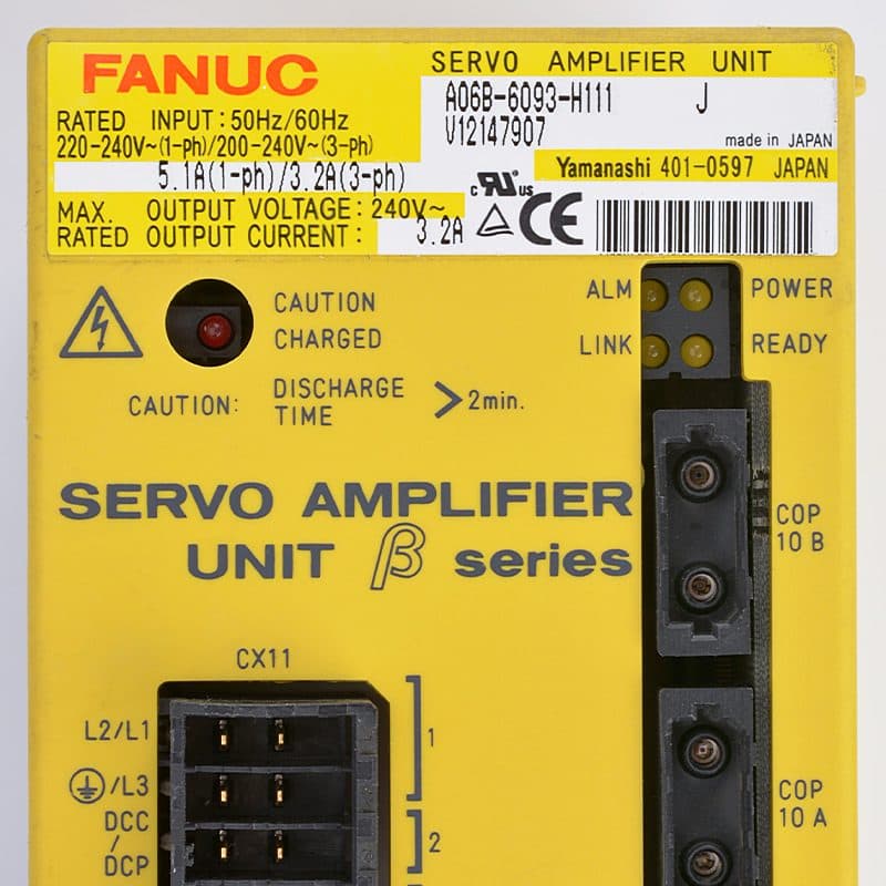 A06B-6093-H111 FANUC A06B-6093-H111 Servo Amplifier / Drive - View 3 | CNC Spare Part