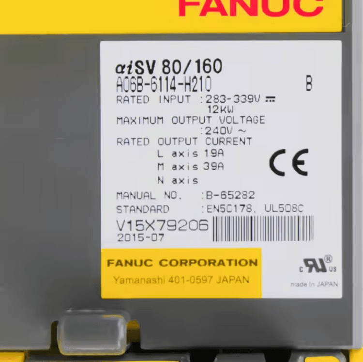 A06B-6114-H210 FANUC A06B-6114-H210 Servo Amplifier / Drive - View 4 | CNC Spare Part