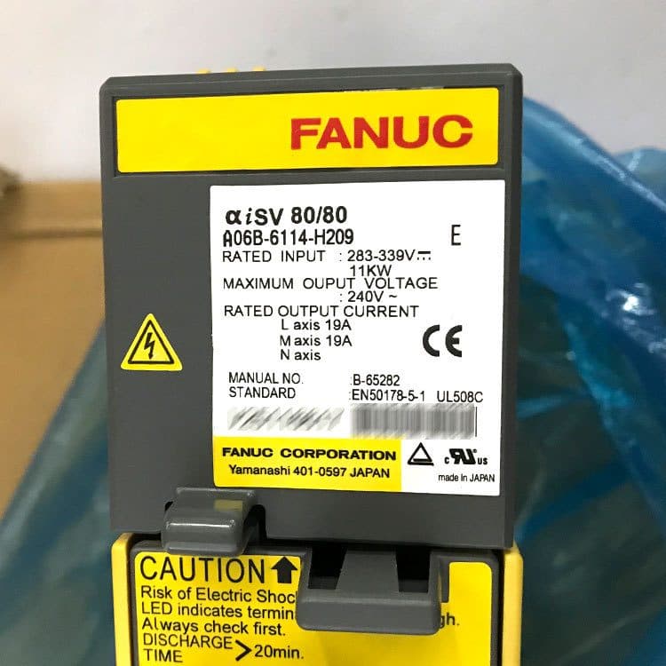 A06B-6114-H209 FANUC A06B-6114-H209 Servo Amplifier / Drive - Detail View | FANUC Servo Amplifier / Drive