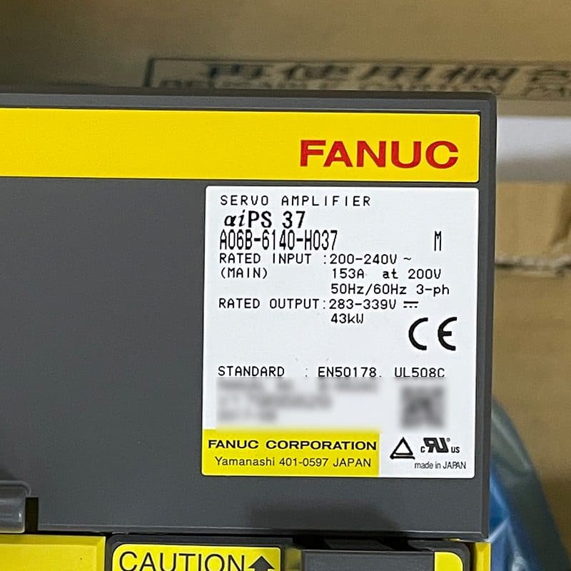 A06B-6140-H037 FANUC A06B-6140-H037 Servo Amplifier / Drive - View 3 | CNC Spare Part