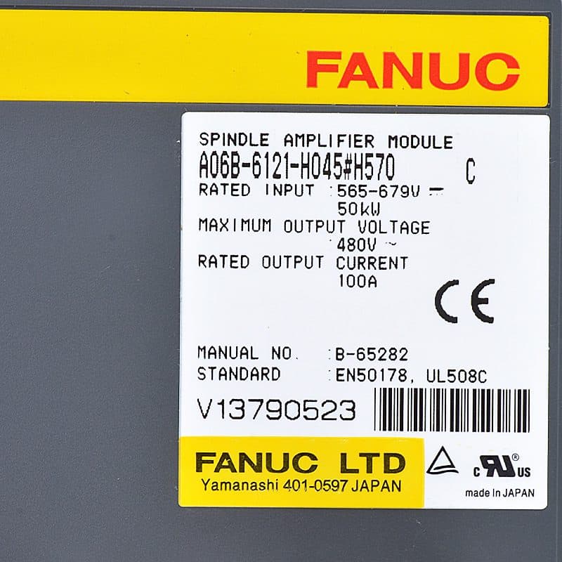 A06B-6121-H045 FANUC A06B-6121-H045 Servo Amplifier / Drive - View 3 | CNC Spare Part