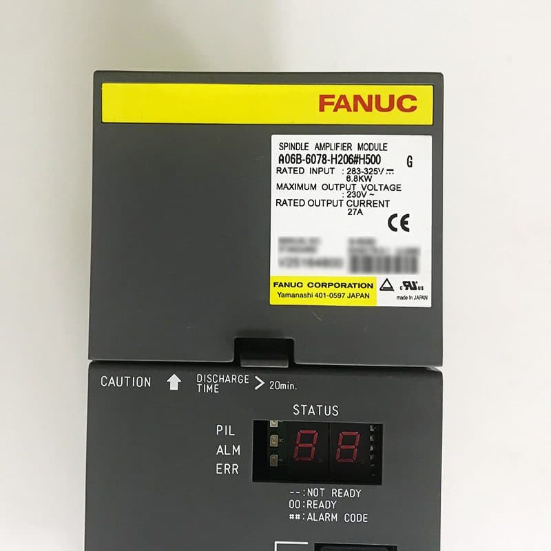 A06B-6078-H206#H500 FANUC A06B-6078-H206#H500 Servo Amplifier / Drive - View 4 | CNC Spare Part