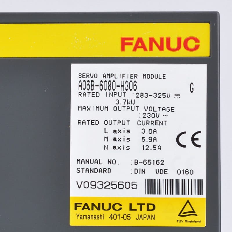 FANUC A06B-6080-H306 Servo Amplifier / Drive - A06B-6080-H306 | Professional FANUC Servo Amplifier / Drive Part | In Stock at Vibocnc