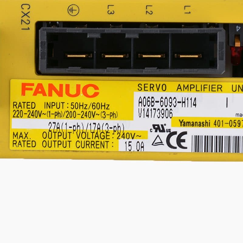 A06B-6093-H114 FANUC A06B-6093-H114 Servo Amplifier / Drive - View 4 | CNC Spare Part