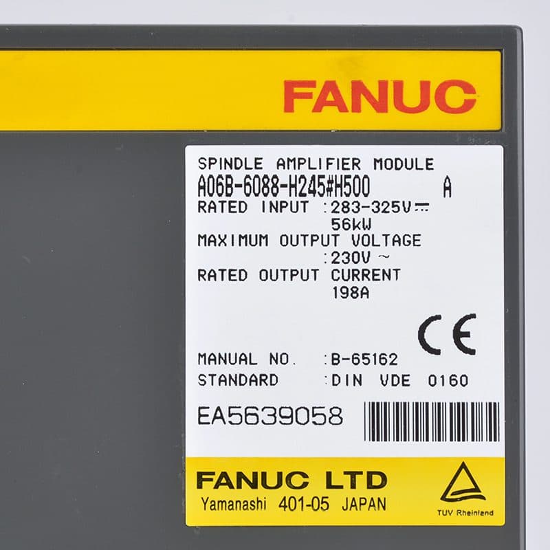 A06B-6088-H245#H500 FANUC A06B-6088-H245#H500 Servo Amplifier / Drive - View 5 | CNC Spare Part