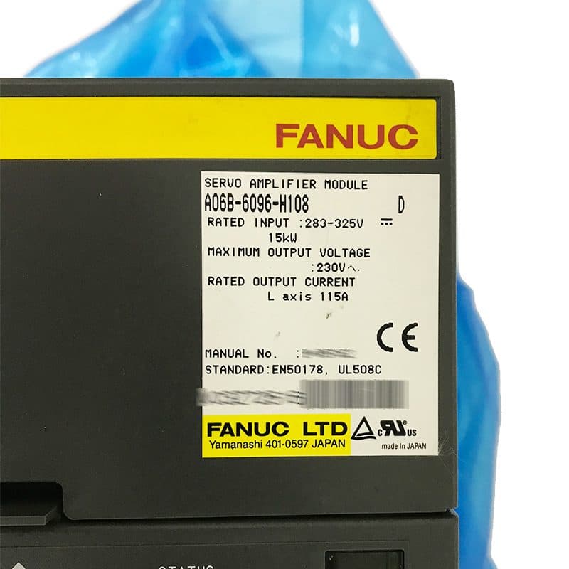 A06B-6096-H108 FANUC A06B-6096-H108 Servo Amplifier / Drive - View 3 | CNC Spare Part
