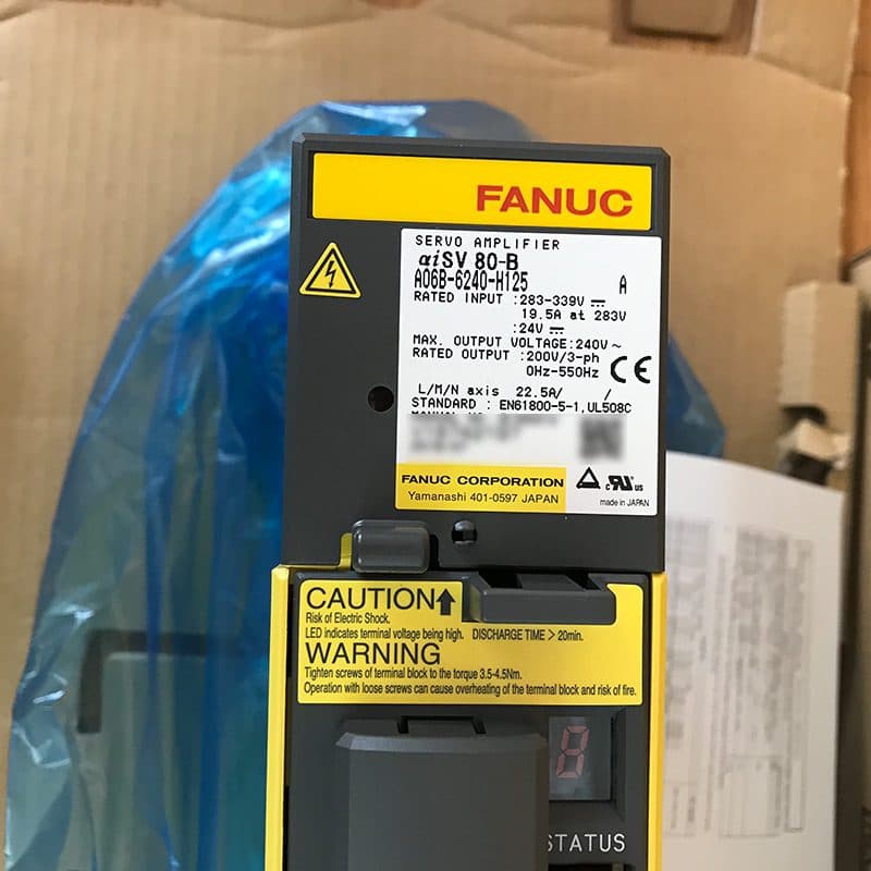 A06B-6240-H125 FANUC A06B-6240-H125 Servo Amplifier / Drive - View 3 | CNC Spare Part
