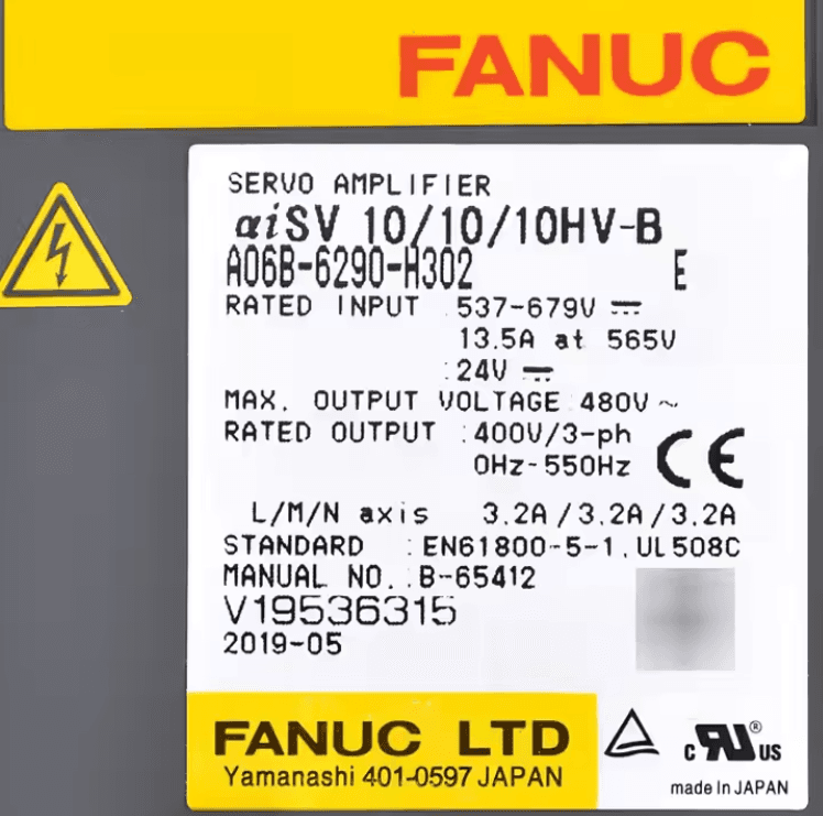 A06B-6290-H302 FANUC A06B-6290-H302 Servo Amplifier / Drive - View 3 | CNC Spare Part
