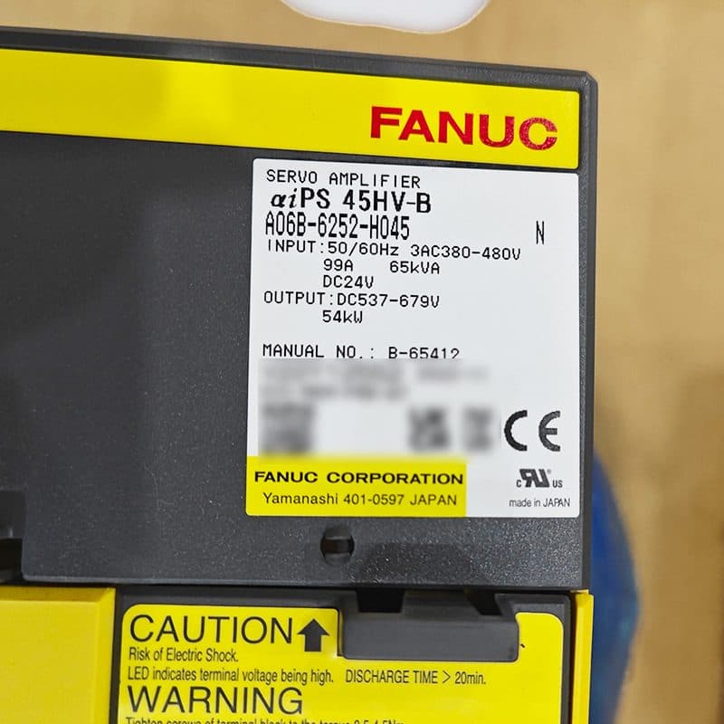 A06B-6252-H045 FANUC A06B-6252-H045 Servo Amplifier / Drive - View 3 | CNC Spare Part