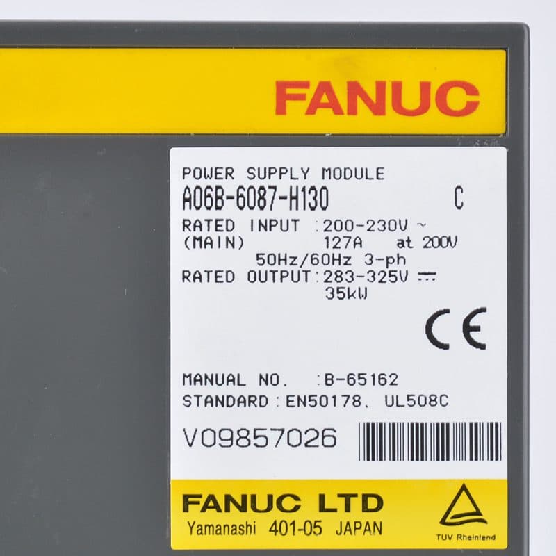 FANUC A06B-6087-H130 Servo Amplifier / Drive - A06B-6087-H130 | Professional FANUC Servo Amplifier / Drive Part | In Stock at Vibocnc