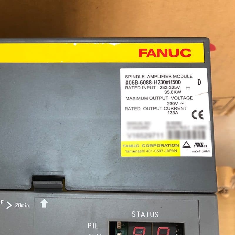 A06B-6088-H130#H500 FANUC A06B-6088-H130#H500 Servo Amplifier / Drive - View 3 | CNC Spare Part