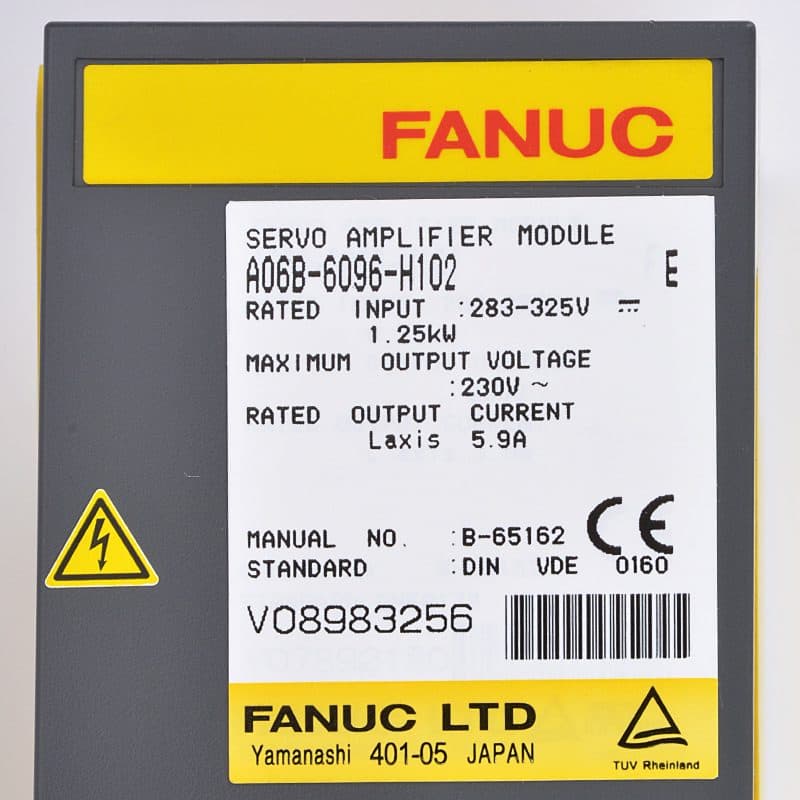 A06B-6096-H102 FANUC A06B-6096-H102 Servo Amplifier / Drive - View 6 | CNC Spare Part