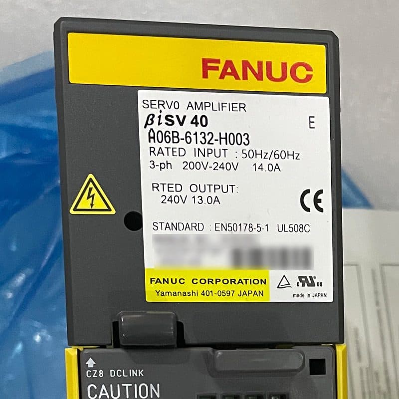 A06B-6132-H003 FANUC A06B-6132-H003 Servo Amplifier / Drive - View 4 | CNC Spare Part