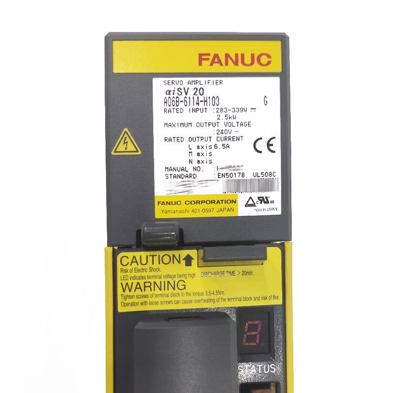 A06B-6114-H103 FANUC A06B-6114-H103 Servo Amplifier / Drive - View 4 | CNC Spare Part