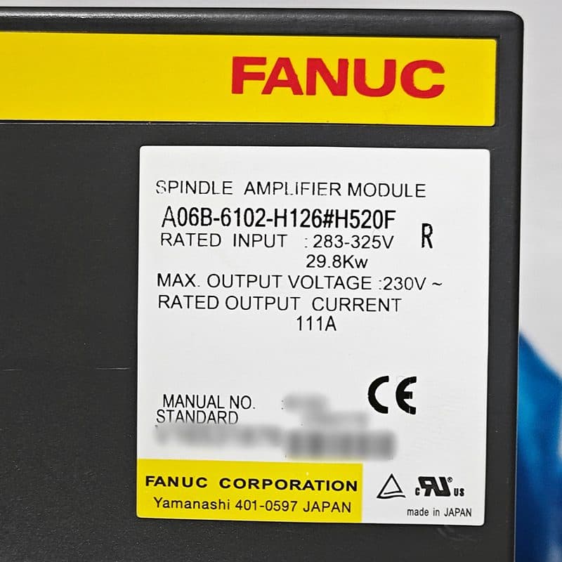 FANUC A06B-6102-H126#H520 Servo Amplifier / Drive - A06B-6102-H126#H520 | Professional FANUC Servo Amplifier / Drive Part | In Stock at Vibocnc