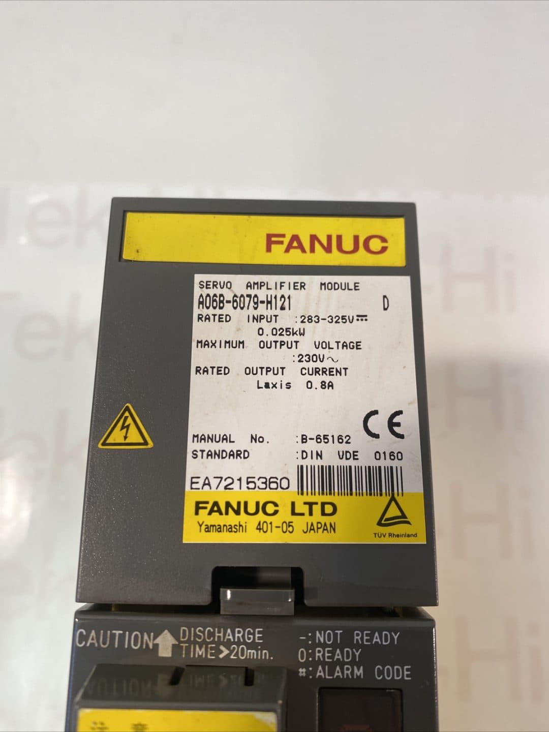 A06B-6079-H121 FANUC A06B-6079-H121 Servo Amplifier / Drive - Detail View | FANUC Servo Amplifier / Drive