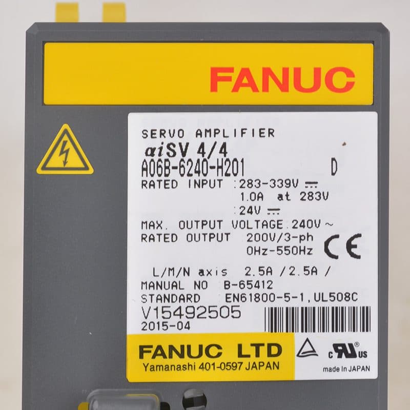 A06B-6240-H201 FANUC A06B-6240-H201 Servo Amplifier / Drive - View 4 | CNC Spare Part