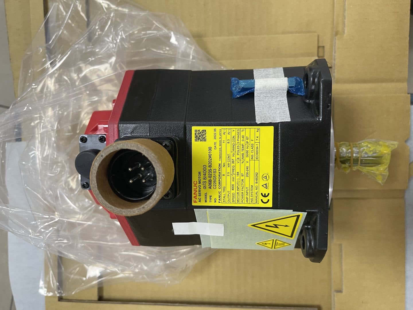 FANUC A06B-0235-B202#0100 Servo Motor - A06B-0235-B202#0100 | Professional FANUC Servo Motor Part | In Stock at Vibocnc