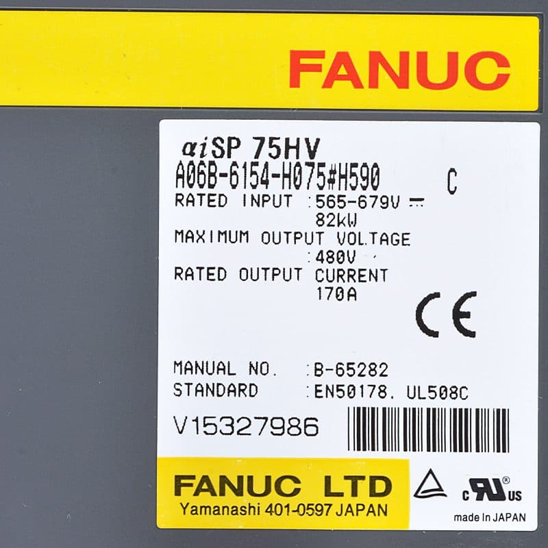 A06B-6154-H075 FANUC A06B-6154-H075 Servo Amplifier / Drive - View 3 | CNC Spare Part