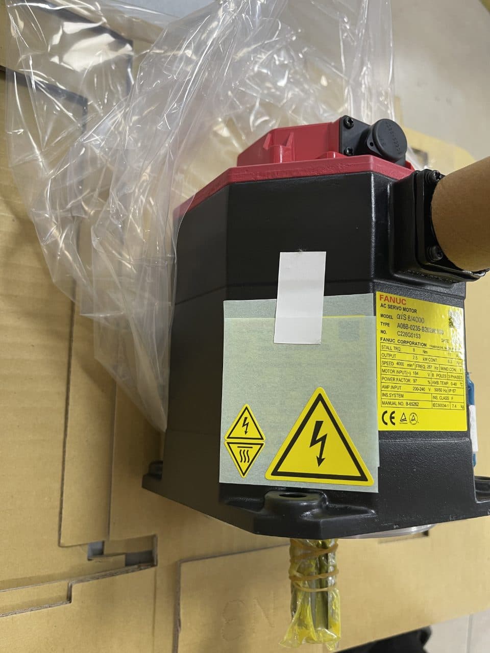 A06B-0235-B202#0100 FANUC A06B-0235-B202#0100 Servo Motor - View 3 | CNC Spare Part