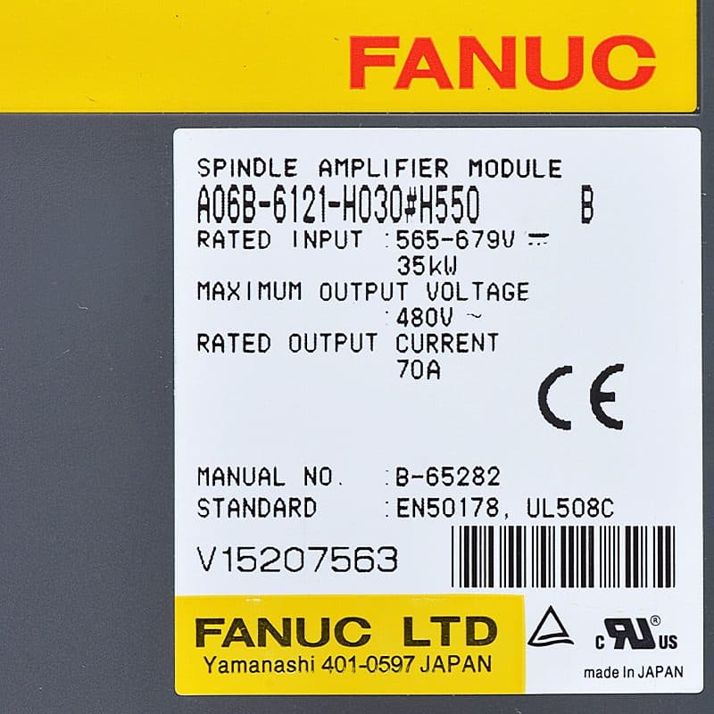 FANUC A06B-6121-H030 Servo Amplifier / Drive - A06B-6121-H030 | Professional FANUC Servo Amplifier / Drive Part | In Stock at Vibocnc