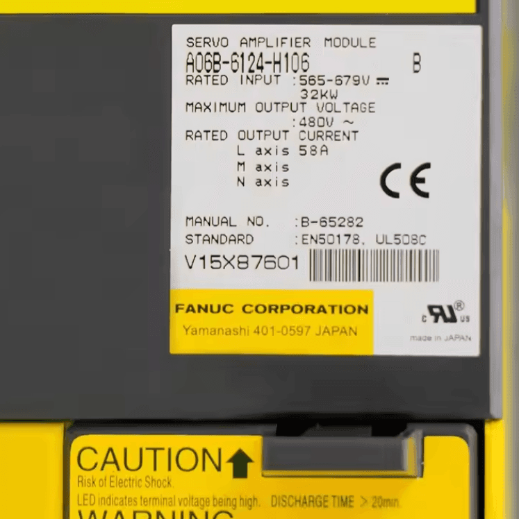 A06B-6124-H106 FANUC A06B-6124-H106 Servo Amplifier / Drive - View 5 | CNC Spare Part