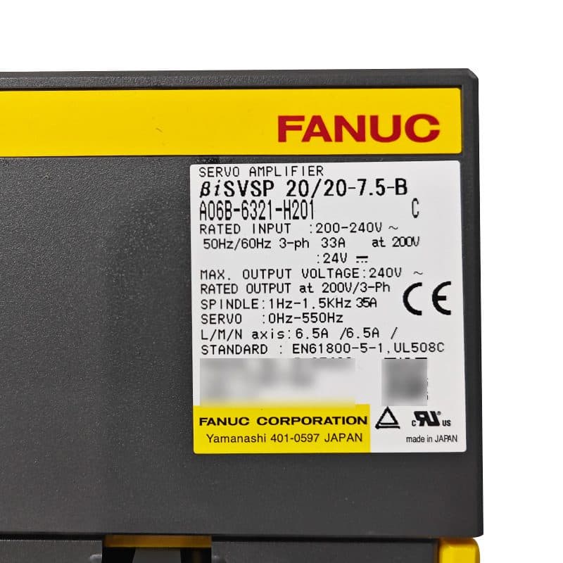 A06B-6240-H211 FANUC A06B-6240-H211 Servo Amplifier / Drive - View 4 | CNC Spare Part