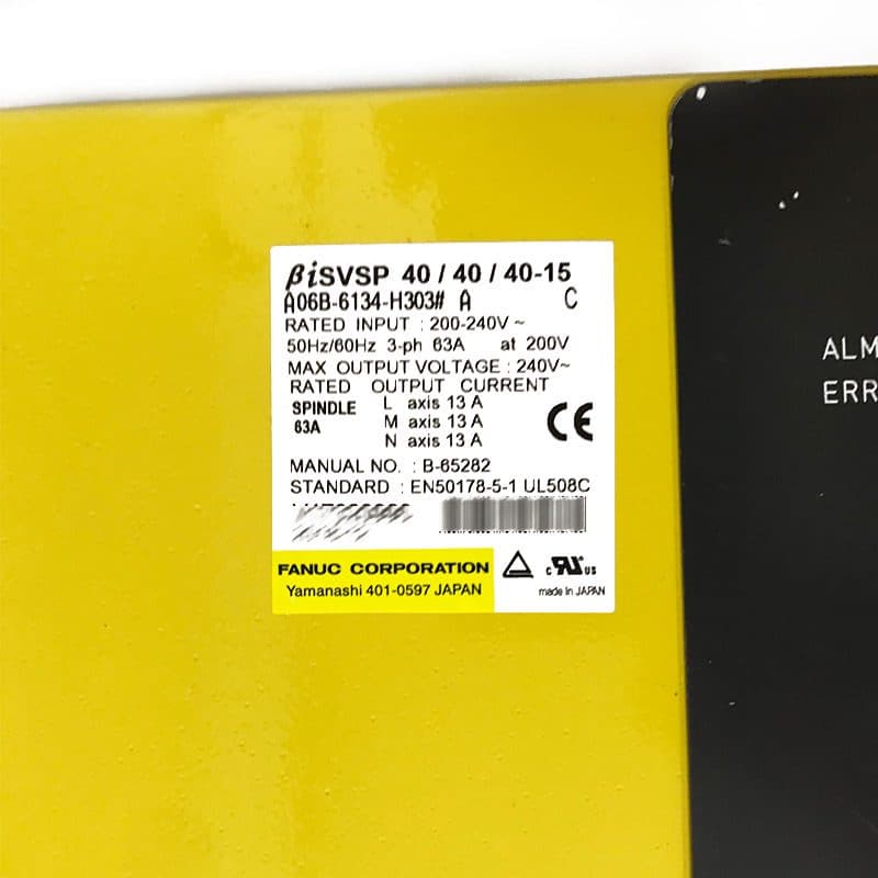 A06B-6134-H303#A FANUC A06B-6134-H303#A Servo Amplifier / Drive - View 4 | CNC Spare Part