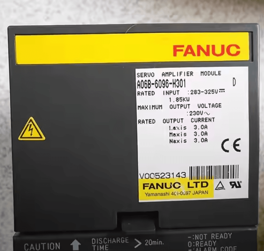A06B-6096-H304 FANUC A06B-6096-H304 Servo Amplifier / Drive - Detail View | FANUC Servo Amplifier / Drive
