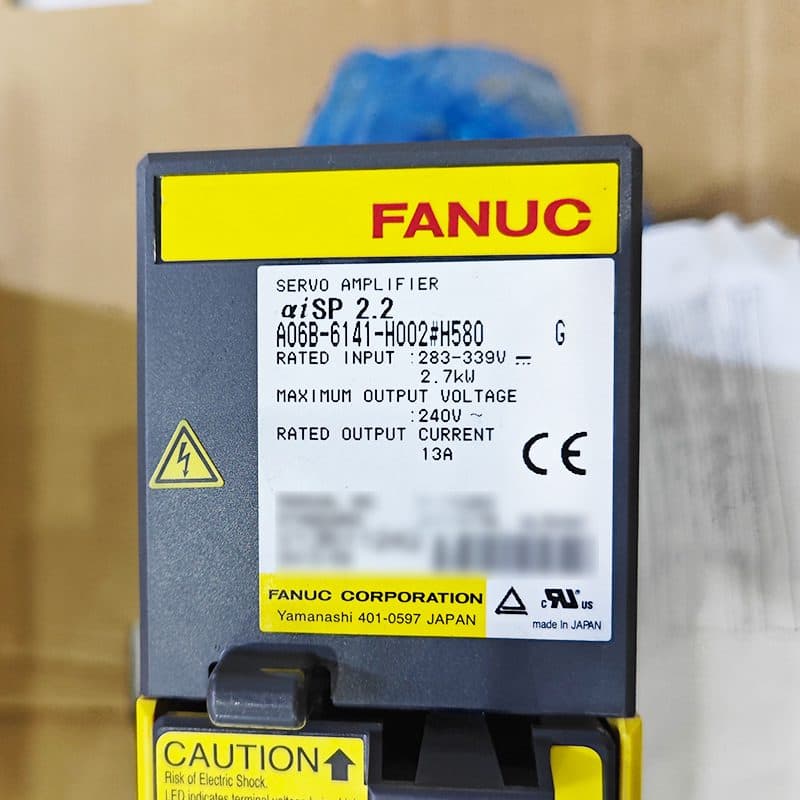 A06B-6141-H002 FANUC A06B-6141-H002 Servo Amplifier / Drive - Detail View | FANUC Servo Amplifier / Drive