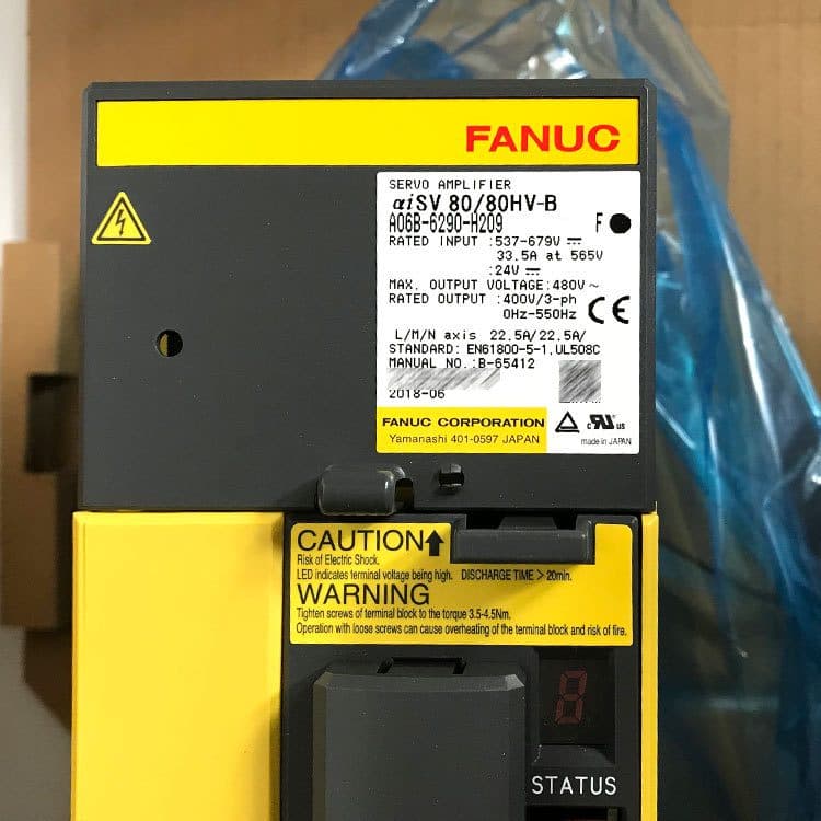 A06B-6290-H209 FANUC A06B-6290-H209 Servo Amplifier / Drive - Detail View | FANUC Servo Amplifier / Drive