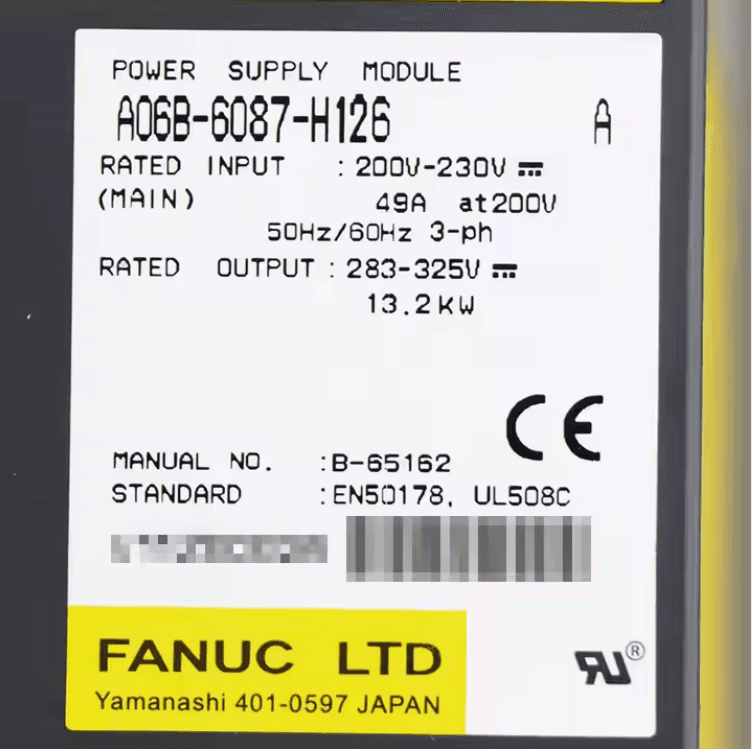A06B-6087-H126 FANUC A06B-6087-H126 Servo Amplifier Drive - View 4 | CNC Spare Part