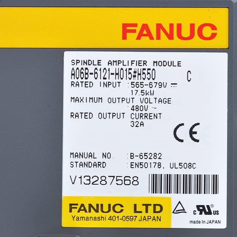 A06B-6121-H015 FANUC A06B-6121-H015 Servo Amplifier / Drive - View 3 | CNC Spare Part