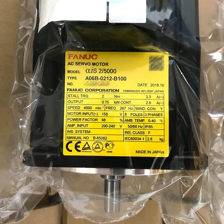 A06B-0212-B100 FANUC A06B-0212-B100 Servo Motor - View 4 | CNC Spare Part