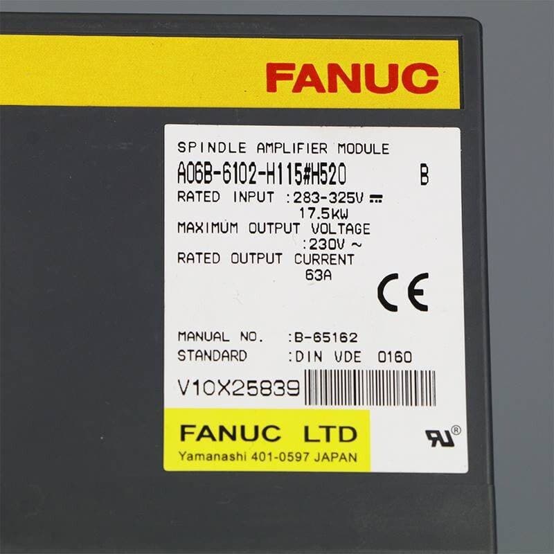 A06B-6102-H115#H520 FANUC A06B-6102-H115#H520 Servo Amplifier / Drive - View 4 | CNC Spare Part