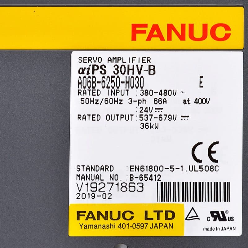 A06B-6250-H030 FANUC A06B-6250-H030 Servo Amplifier / Drive - View 3 | CNC Spare Part